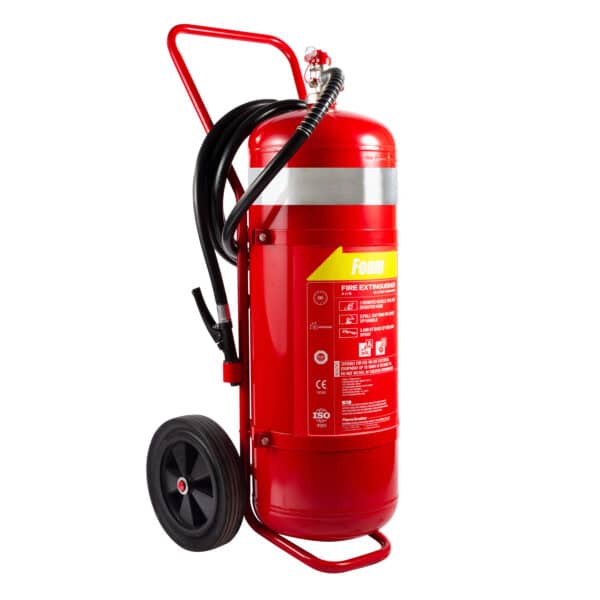 CE认证30L推车式泡沫灭火器(不锈钢)